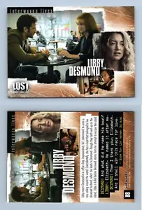 Libby & Desmond #88 Lost Season 2 Inkworks 2006 Trading Card - Picture 1 of 1