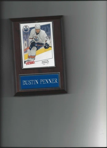 DUSTIN PENNER PLAQUE EDMONTON OILERS HOCKEY NHL   C Cover