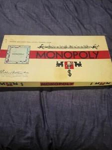 Monopoly Vintage 1954 Real Estate Trading Family Game Complete Parker Brothers - Picture 1 of 9