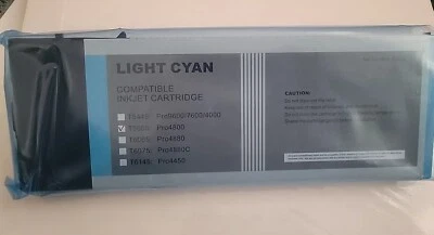 Tinta Compatible Para Epson T5655 Light Cian 220ml TINTA STYLUS PRO 4800 Off Brand Foto 1 de 3