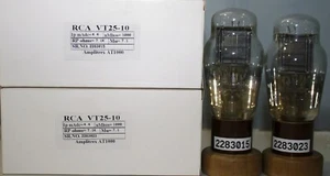 VT25-10 RCA made in U.S.A Amplitrex Tested 1 Matched Pair 2 Pcs - Picture 1 of 11