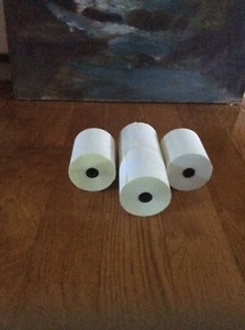 2 Ply Carbonless Receipt Rolls 3" x 90' 2-Ply White/Canary - 50 Rolls - Picture 1 of 5