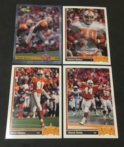 Lotto 4 carte da calcio Tennessee Volunteers anni 90 College - Kelly Harper Webb McRae - Foto 1 di 1