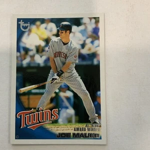 2010 Topps Throwback Grey Back #172 Joe Mauer Minnesota Twins ⚾️♨️♨️f - Picture 1 of 5