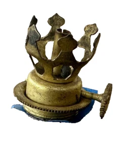 Vintage Lamp Part Burner #w VCCO 1 by 1" Fitter is 1/2" Vapo Cresolene ? HELP - Picture 1 of 5