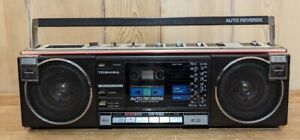 Toshiba RT-SF5 AM/FM Cassette Recorder AS IS Tested Radio Works Cassette Doesn't