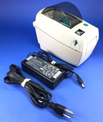 Zebra LP 2824 Thermal Label Printer USB and Serial w/ Power Supply & Cord - Image 1 of 4