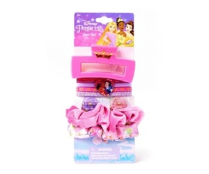Disney Princess 9-piece Hair Set (Pink & Purple) - NEW - Picture 1 of 1