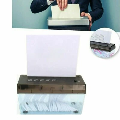 DISTRUGGI DOCUMENTI ELETTRICO PER UFFICIO TRITA DOCUMENTI CARTE LETTERE FOGLI A4 - Immagine 1 di 4