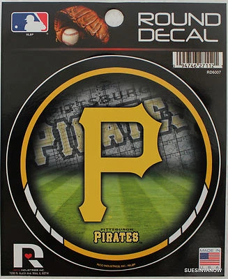 Pittsburgh Pirates MLB Decal Car Window 4.5" Sticker Baseball Licensed Sports  - Image 1 of 2
