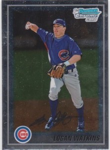 2010 Bowman Chrome Prospects #BCP11 Logan Watkins Chicago Cubs Baseball Card