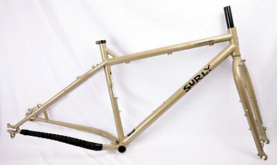 Surly Moonlander Medium 18" Titanium Sand Fat Bike 26 x 4.8" - Image 1 of 4