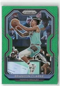 Brandon Clarke - 2020-21 Panini Prizm - #228 Green Prizm - Memphis Grizzlies - Picture 1 of 3