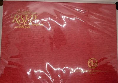 Scrabble RSVP 3 Dimensional Crossword Game (1966) Selchow & Righter Bay Shore,NY - Image 1 of 4