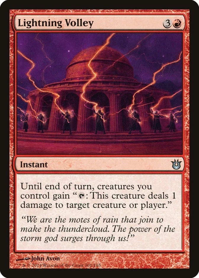 LP Lightning Volley (101) Born of the Gods BNG MTG Magic - Image 1 of 1