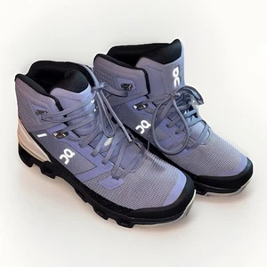 NEW On Cloudrock 2 Waterproof Boots Feather / Black ~ Women’s Size 9 Retail $220 - Picture 1 of 12