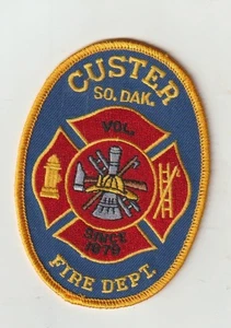 Custer SD Fire Department patch shipped from Australia - Picture 1 of 1