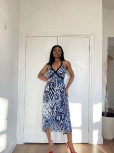 INC wrap effect geometric dress - Picture 1 of 8
