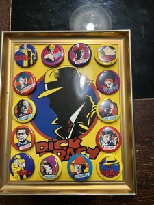 19 bottoni spille disney Dick Tracy vintage 1990 - Foto 1 di 12
