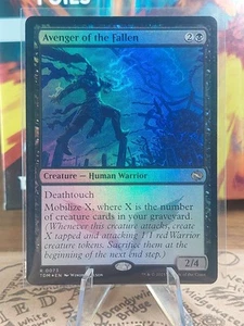 FOIL AVENGER OF THE FALLEN mtg NM Tarkir Dragonstorm 1 Rare - Picture 1 of 1
