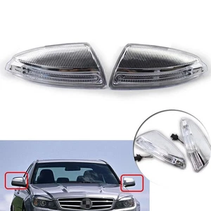Espejo retrovisor lateral LED luz intermitente para puerta mercedes w204 c250 c300 c350 - Imagen 1 de 8