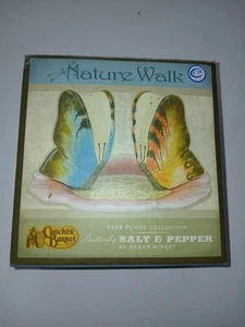 cracker barrel nature walk butterfly salt & pepper shakers by susan winget - Picture 1 of 2
