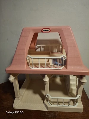 Винтажный бабушкин коттедж Little Tikes розовый кукольный домик бабушка и дедушка - Изображение 1 из 4