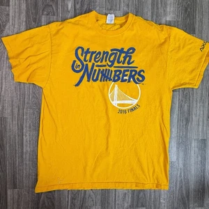 Golden State Warriors 2015-16 Finals Signed Team Tee XL “Strength in Numbers - Picture 1 of 8