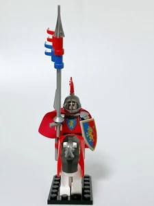 Medieval Fantasy LEGO Castle Custom Fully Armored Heavy Cavalry No.3 Minifigure - Picture 1 of 13