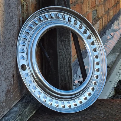 Renault Dauphine New Old Stock 15" Wheel Trim x 4. - Image 1 of 4