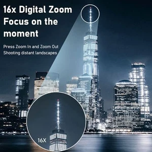 Easy to Use 16MP Digital Camera with 16X Zoom and 1080P Video Capabilities - Picture 1 of 14