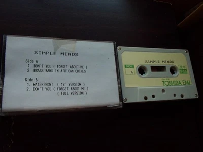 Simple Minds Don't You Japan Promo only Cassette Tape 1985 Jim Kerr Waterfront - Image 1 of 4