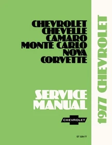 1977 Chevrolet Service Manual Repair Maintenance Guide Instruction book - Picture 1 of 4