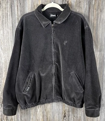 Chaqueta de bombardero de golf de pana forrada de franela marrón Ashworth grande Dadcore Y2K de colección Foto 1 de 4