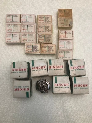 Large Lot of Sewing machine Rotary Hooks Industrial Singer W/ Commercial Needles - Image 1 of 4