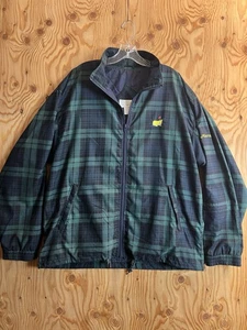 Vintage Masters Augusta National Golf Shop grün Tartan kariert JACKE hergestellt USA Herren L - Bild 1 von 13