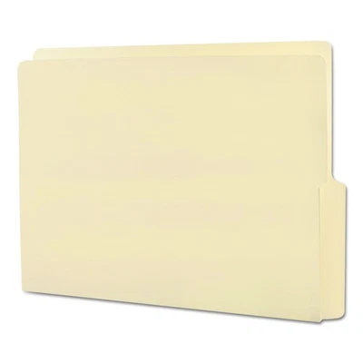 Smead Manila File Folders 100 Pack Letter Size Bottom Tab Recycled Content - Image 1 of 4