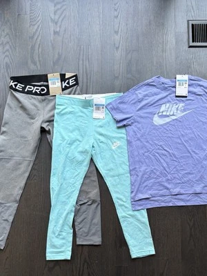 Nike Girls M+ Leggings and t-shirt - Image 1 of 4