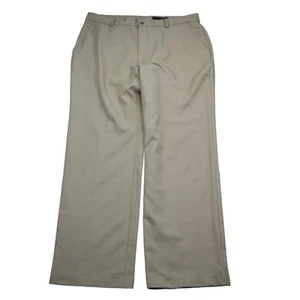 Greg Norman Herrenhose 38 x 29 beige vorne flach 4 Taschen mittelhoher Bund Knopf Reißverschluss - Bild 1 von 19