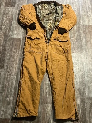 Walls Reversible Coveralls Camo Duck Canvas Heavy Insulated Size XL Tall - Image 1 of 4
