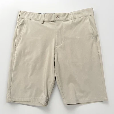 Nat Nast Shorts Mens 34 Beige Chino Flat Front  Adult Casual Outdoors Golf - Image 1 of 4