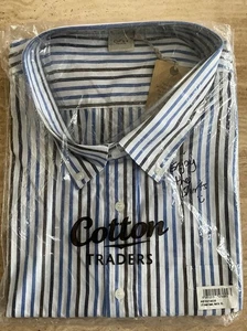 COTTON TRADERS 5xl LONG SLEEVE CLASSIC MULTI STRIPE SHIRT BRAND NEW - Picture 1 of 4