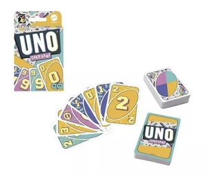 Mattel UNO Icónico Edición Años 90 Retro Versión Clásica Familia Juego de Cartas Años 90 NUEVO  - Imagen 1 de 5