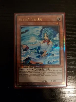 Yu-Gi-Oh Effect Veiler RA04-EN004 QCR Alternative Art - Image 1 of 2