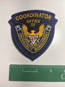 DEM Office Of Emergency Management Coordinator Patch - Picture 1 of 1
