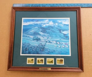 Edmund Sullivan Ein kleines Stück Irland gerahmter Druck & Briefmarken - 18 x 20" - Bild 1 von 10