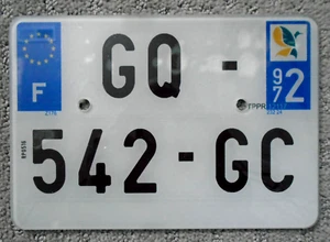 Martinique Motorcycle License Plate Caribbean 2021 Expired Plate - Very Rare - Picture 1 of 3