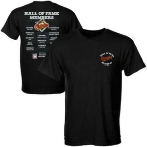 HOF Gear ~ Baltimore Orioles Men's Hall of Fame Roster Shirt $28 NWT - Picture 1 of 1