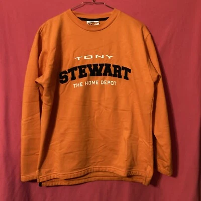 Винтажный Nascar толстовка мужской средний оранжевый Тони Стюарт гонки Crewneck - Изображение 1 из 4