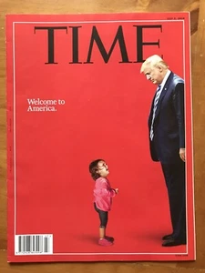 TIME Magazine 2018 Donald Trump Welcome To America Border War Jay-Z NO LABEL - Picture 1 of 12